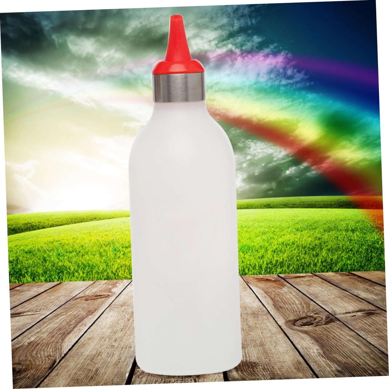 450ml Squeeze Bottle with Food Grade Silicone PP Material
