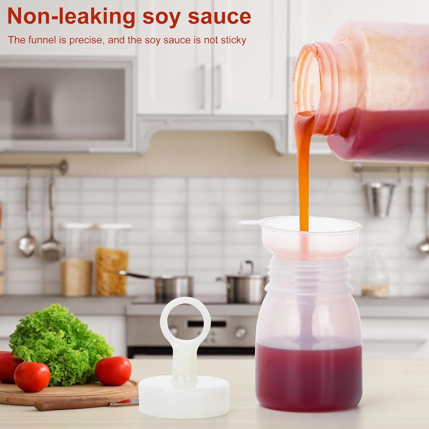 Uceoo Condiment Squeeze Bottles Perfect for 2 Pack
