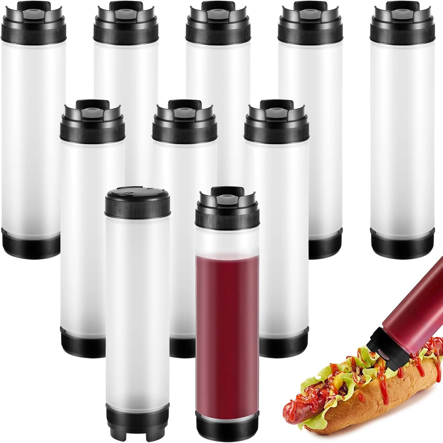 Essential Squeeze Bottles 10-Pack