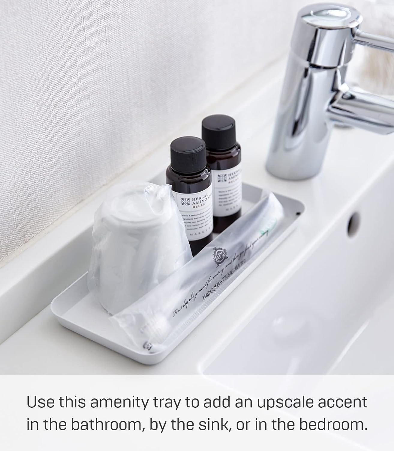 Space-Saving Vanity Tray