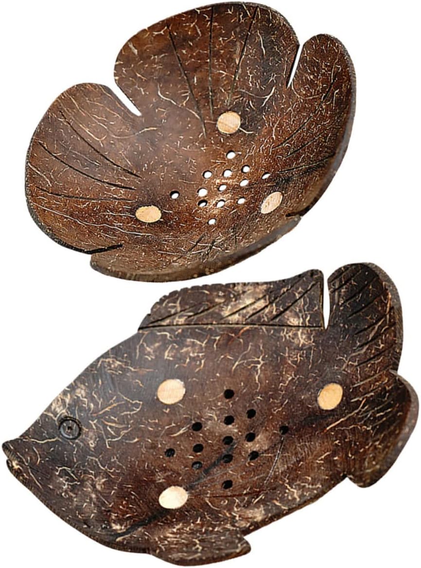 Cute Pet Bowl Holder Coconut Shell Design