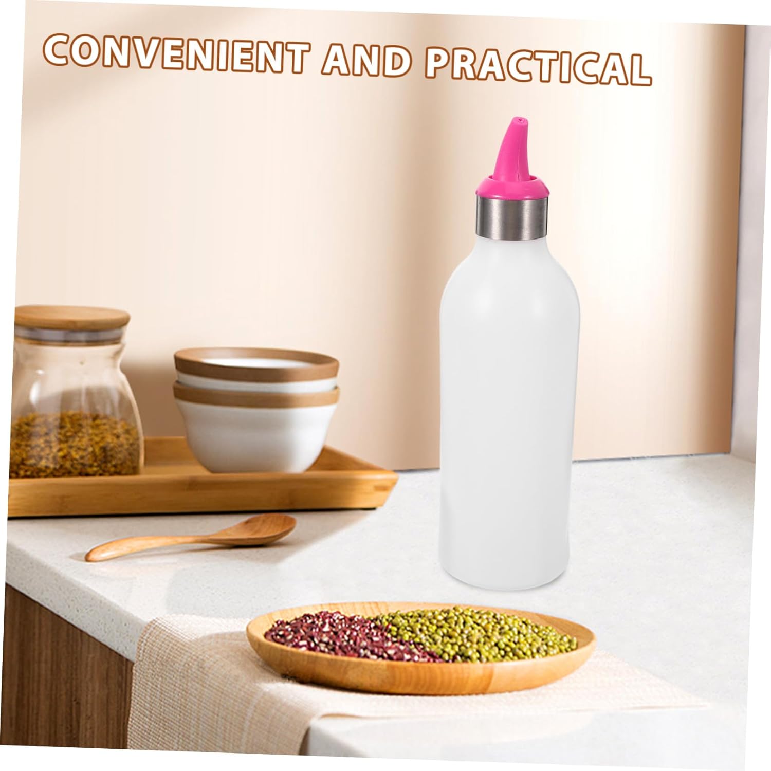 KicHouse Portable Condiment Squeeze Bottle