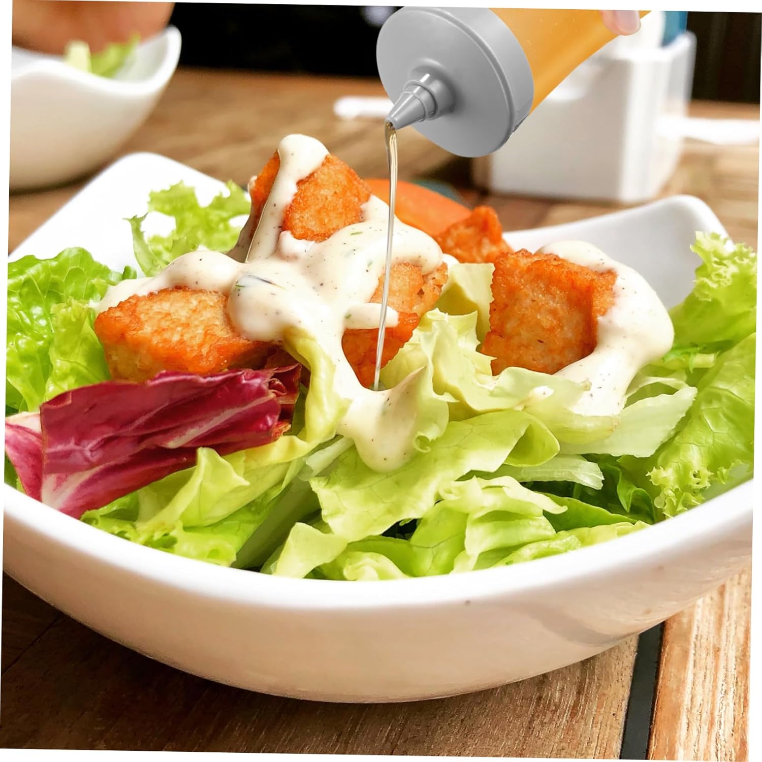 Mikinona Squeeze Bottle Condiment Set