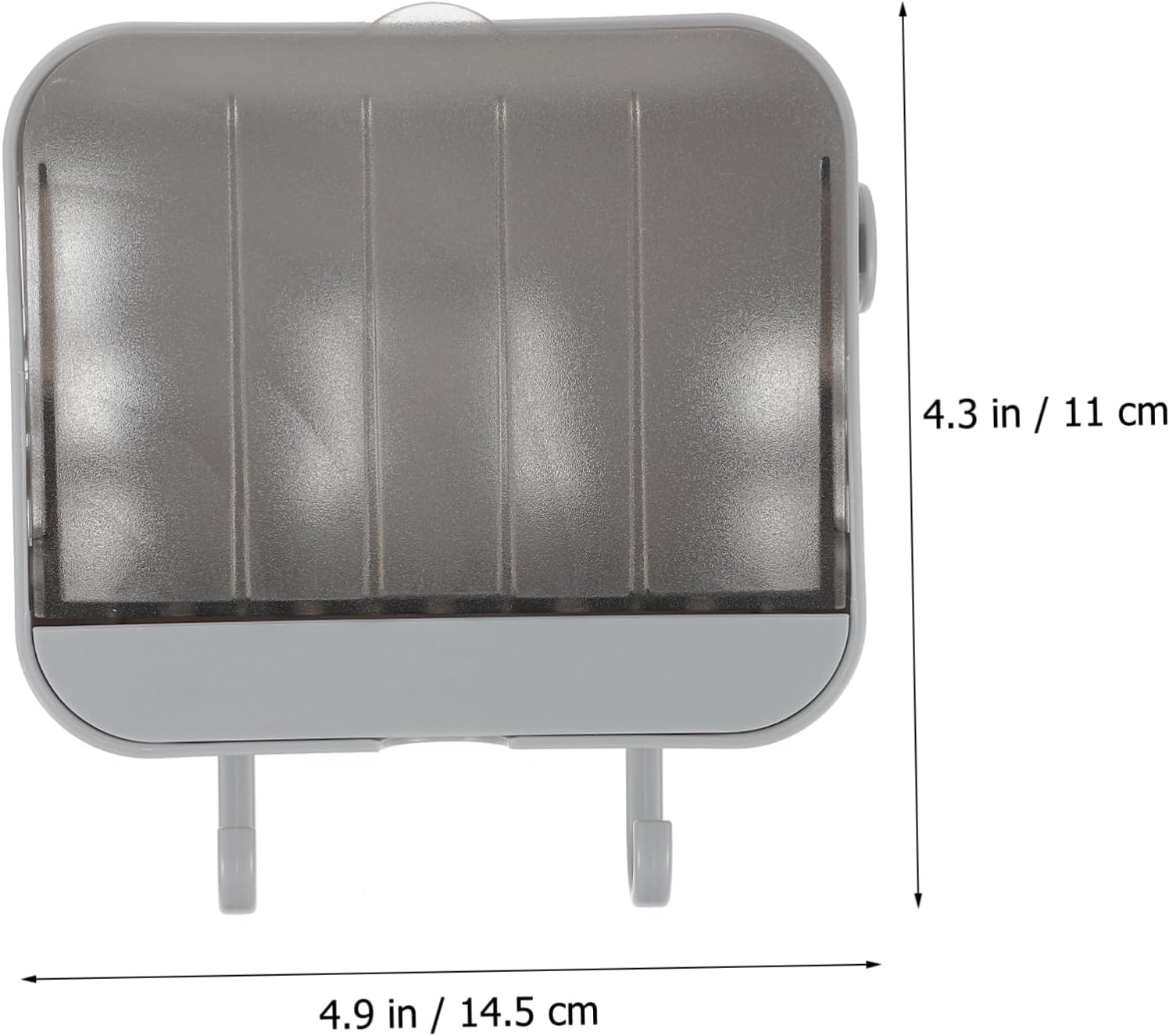 Double-Purpose Wall Mounted Soap Dish Holder for Efficient Storage