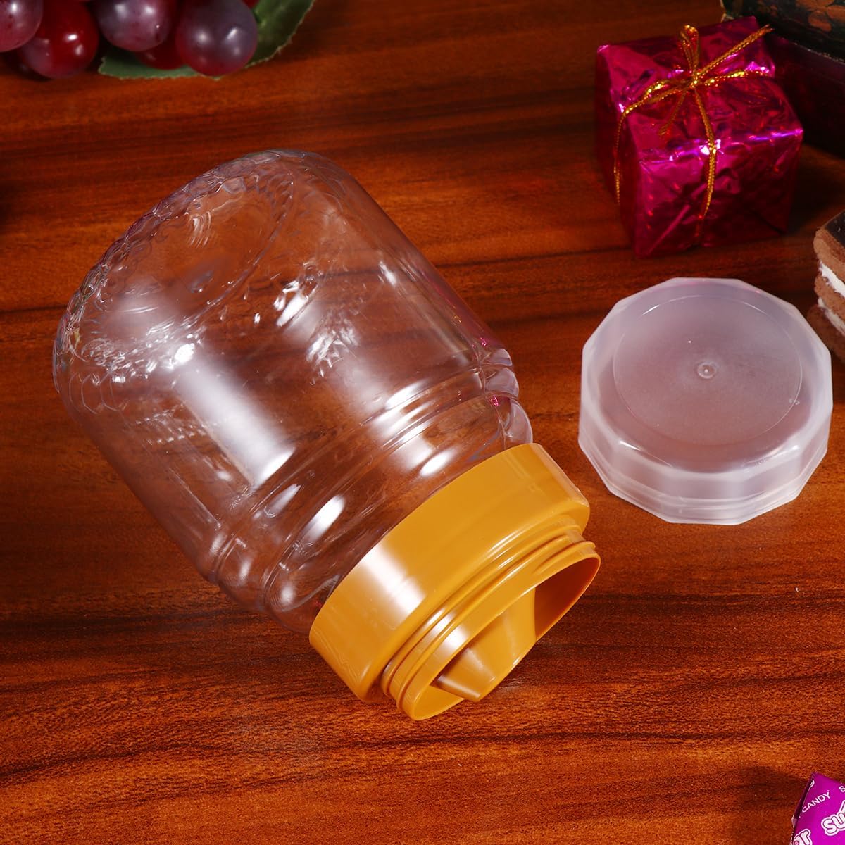 4-in-1 Transparent Honey Bottle Set