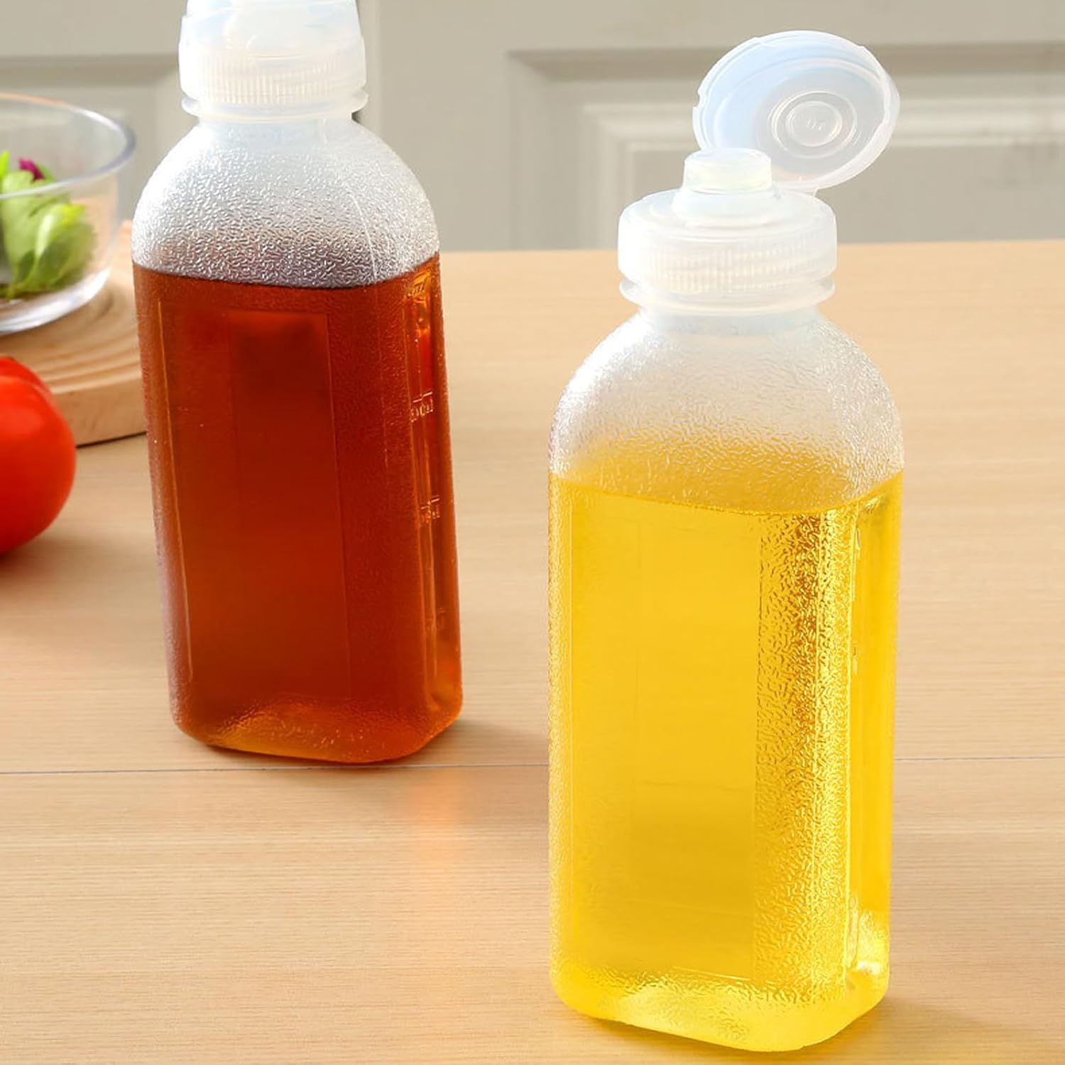 LDHHYH 12-Piece 17oz Condiment Squeeze Bottles