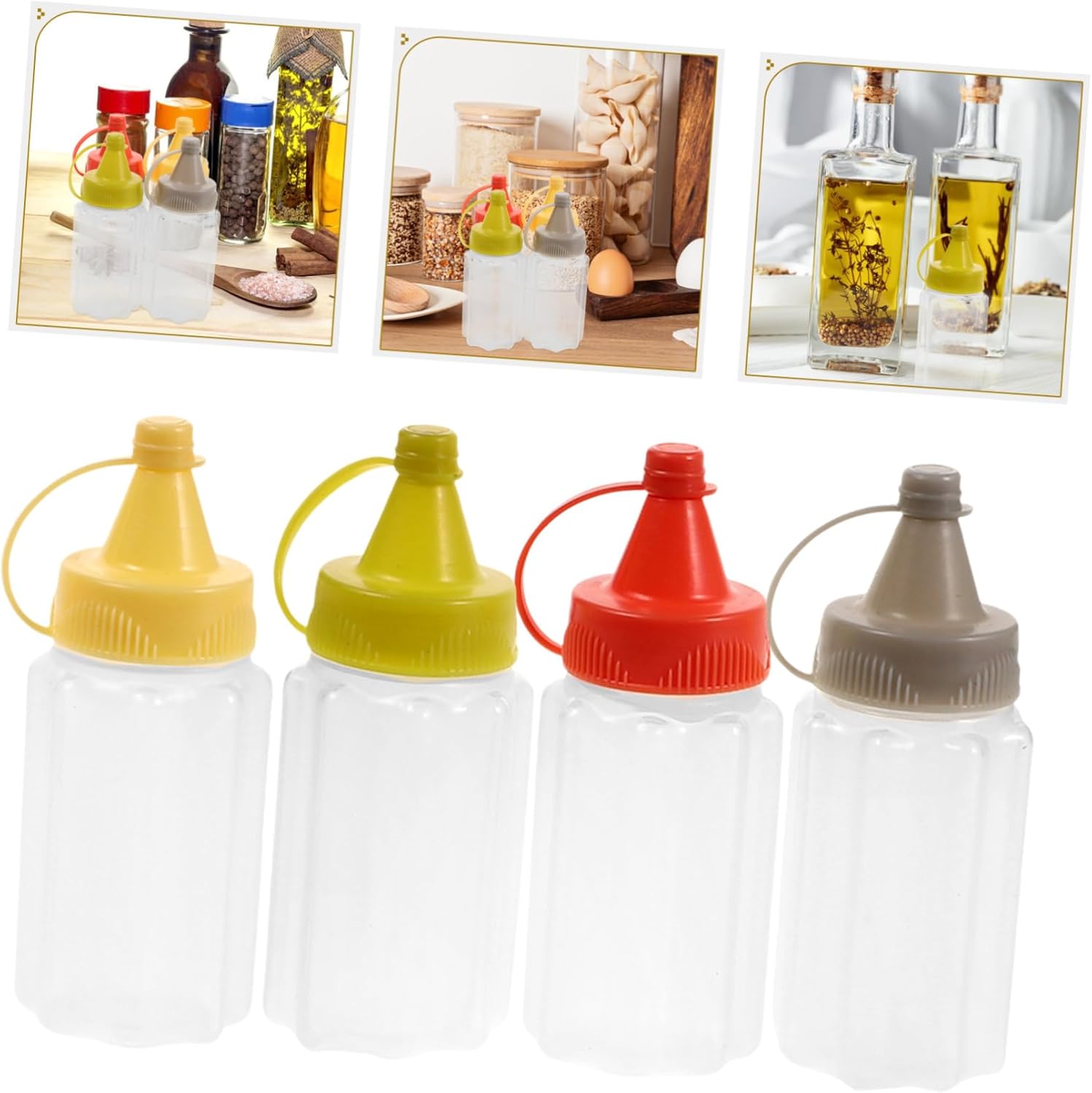 Taste the Difference - 12pc Mini Condiment Squeeze Bottles Set