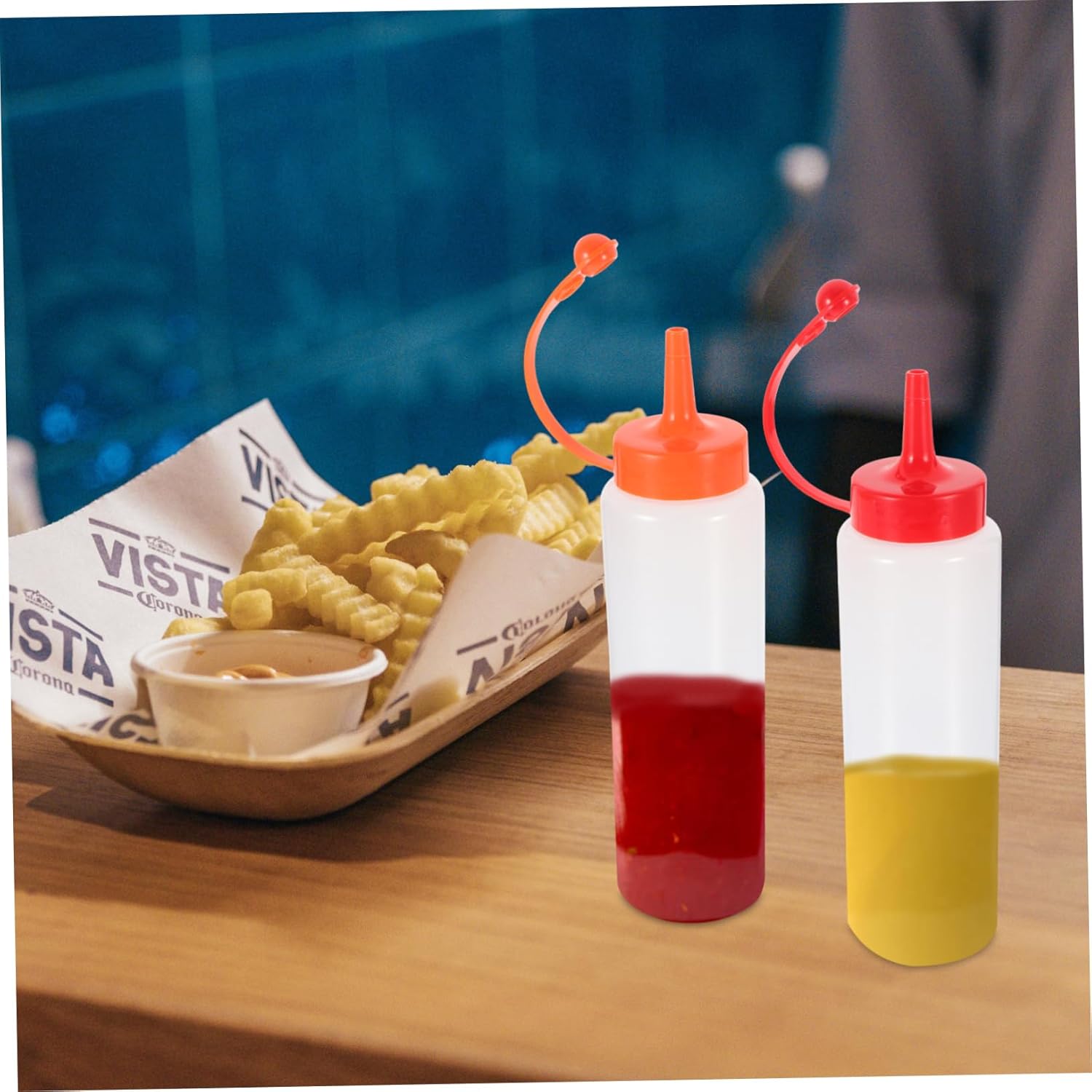 Quick-Squeeze Condiment Bottles