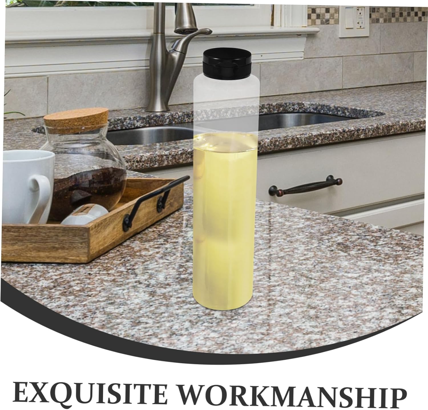 6-Piece Squeeze Bottle Set for Sauces Leak-Proof with Lids
