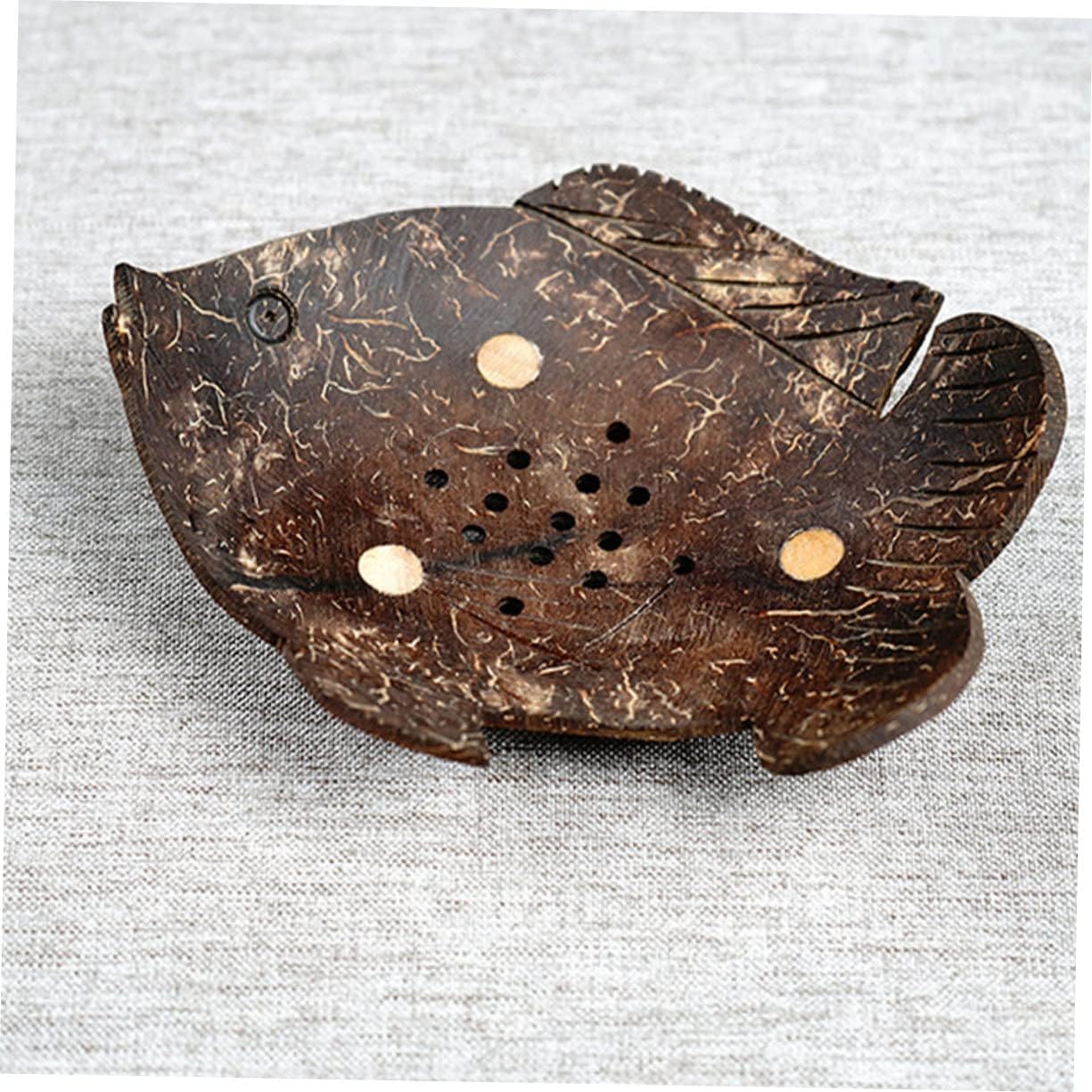 Cute Pet Bowl Holder Coconut Shell Design