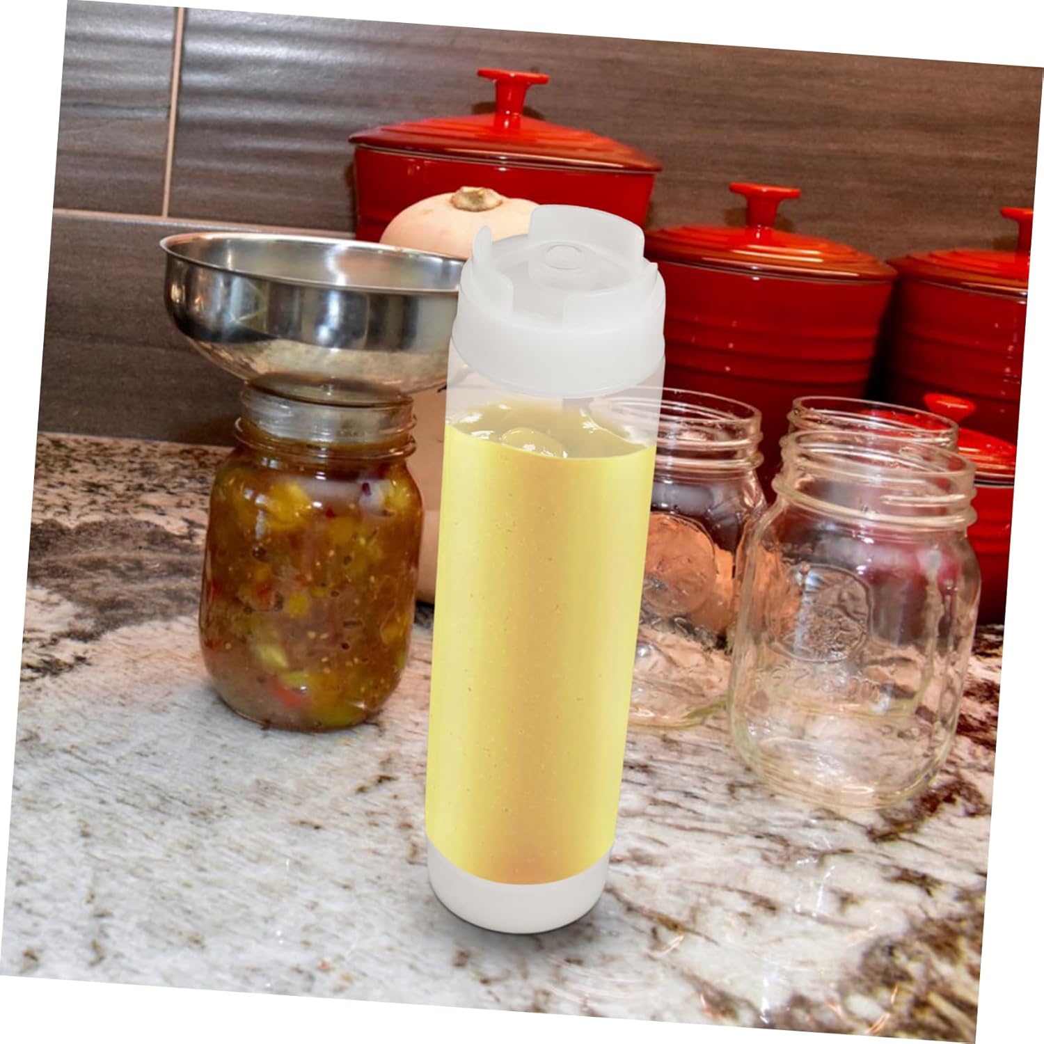 Refillable White Squeeze Bottles Perfect for Your condiment Needs