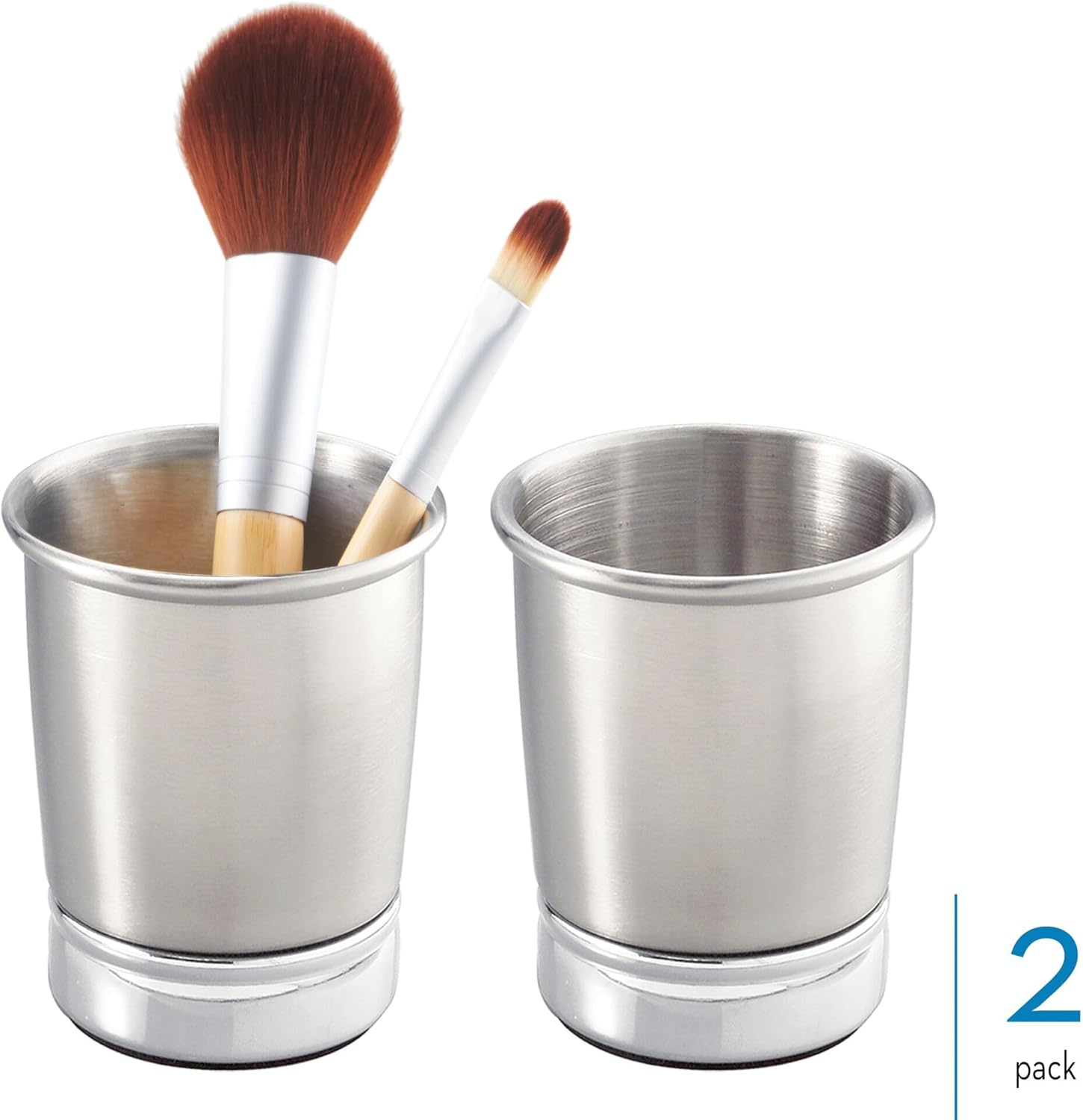 Stainless Steel bathroom tumbler elegant storage organizer for essentials