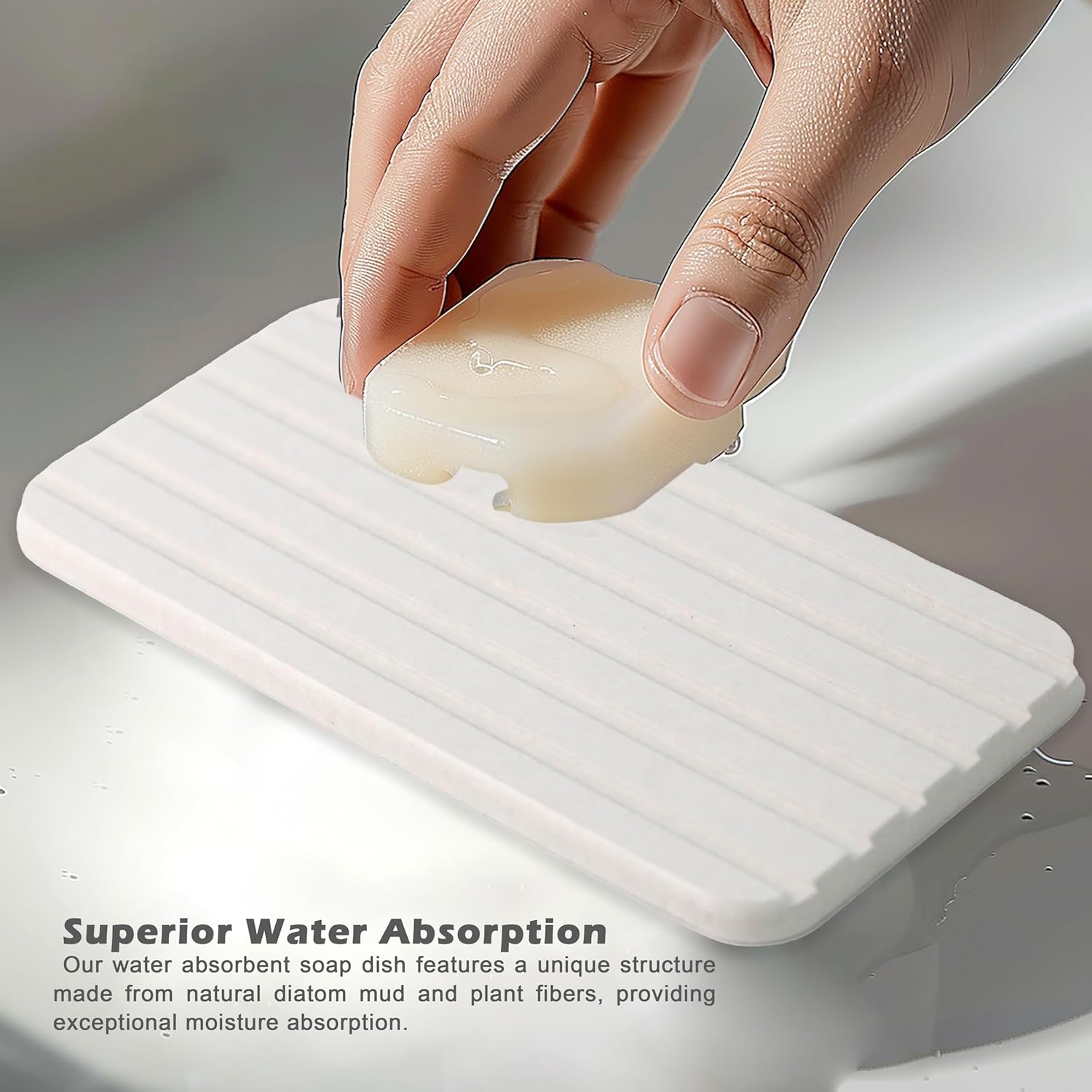 Water Absorbing Stone Tray for Bathroom