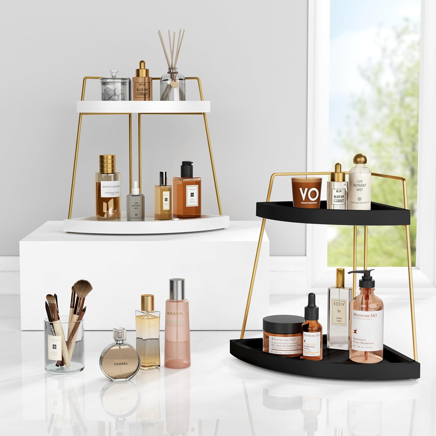 Versatile 2-Tier Corner Organizer