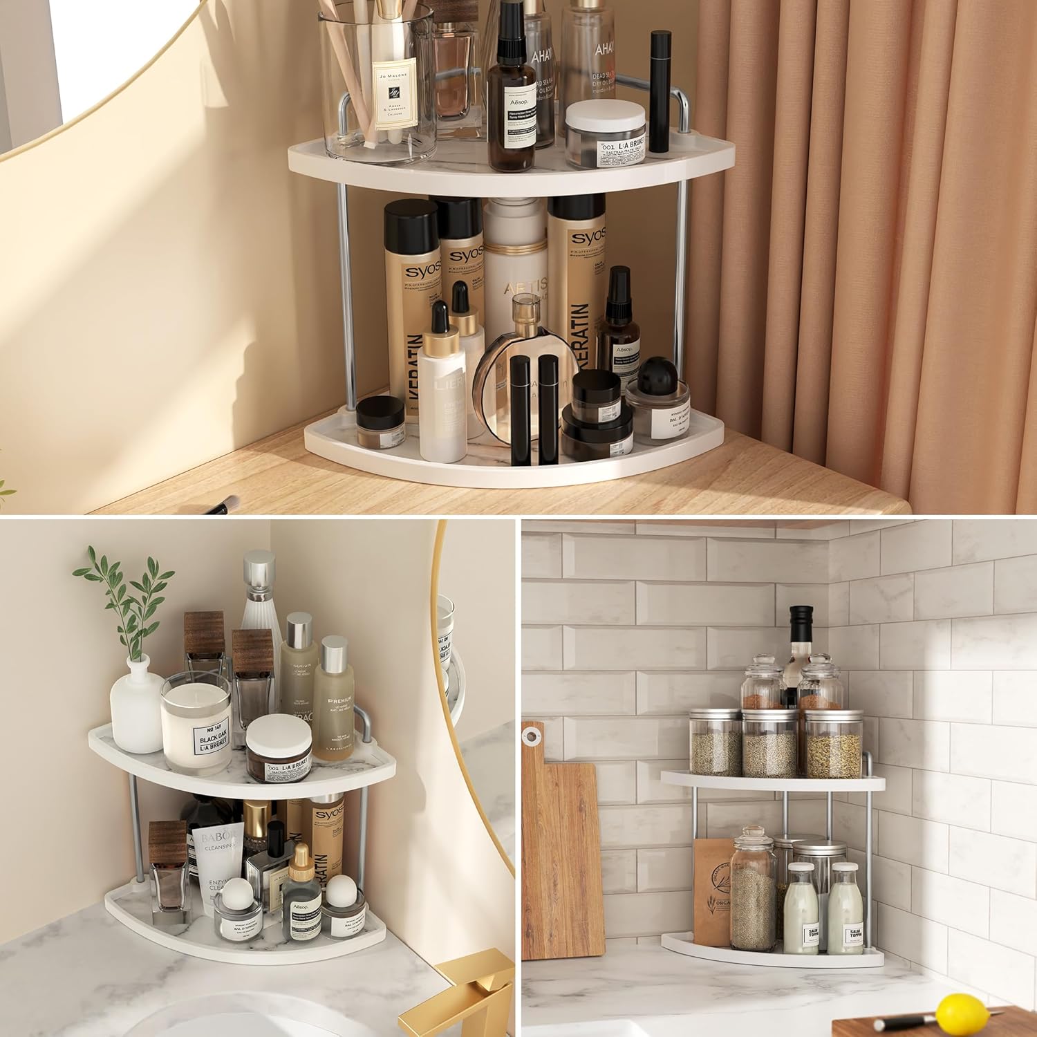 Stylish Ceramics Organizer 2-Tier