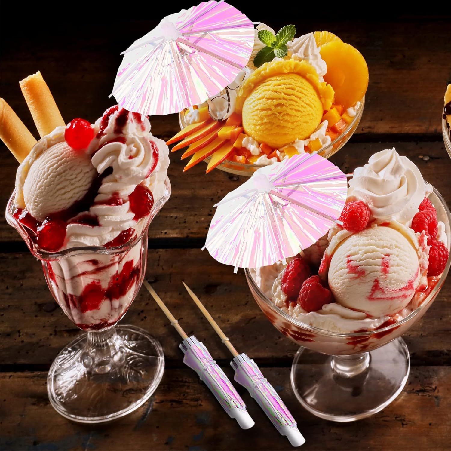 Didaey 50-Piece tropical Cocktail Umbrellas