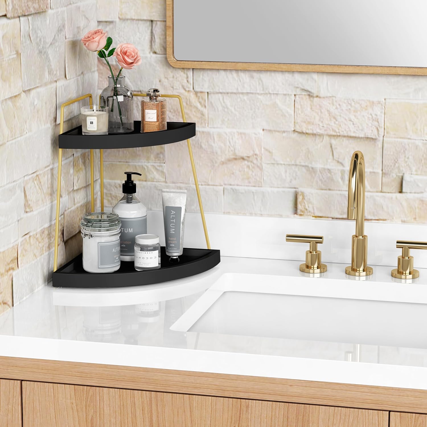 Versatile 2-Tier Corner Organizer