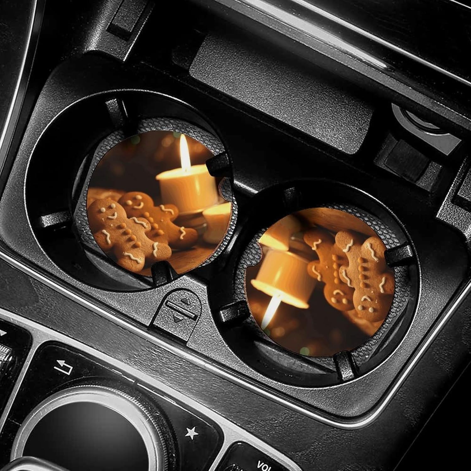 6-Piece Car Coasters for Cup Holders