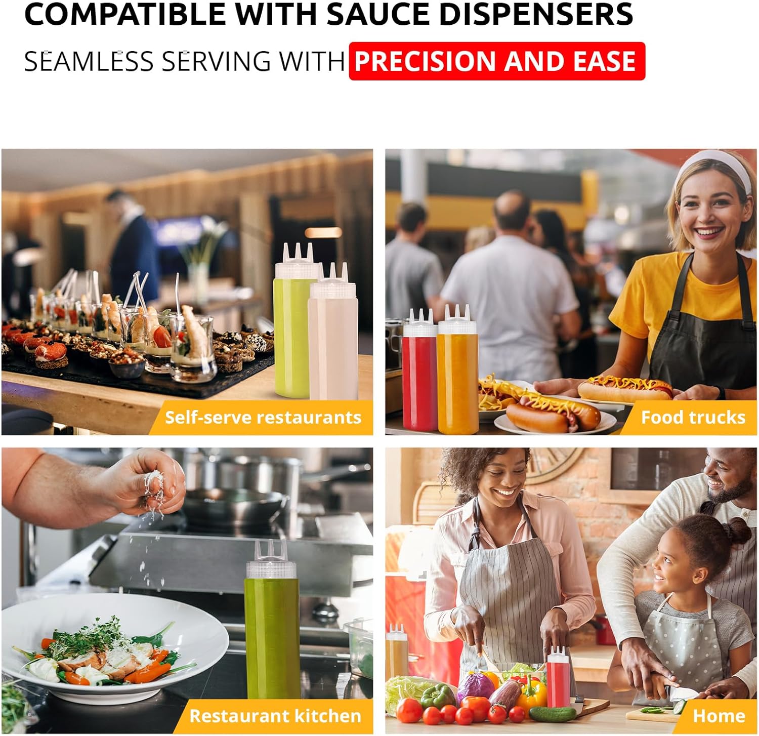 ALDKitchen Sleek Squeeze 4-Piece Set