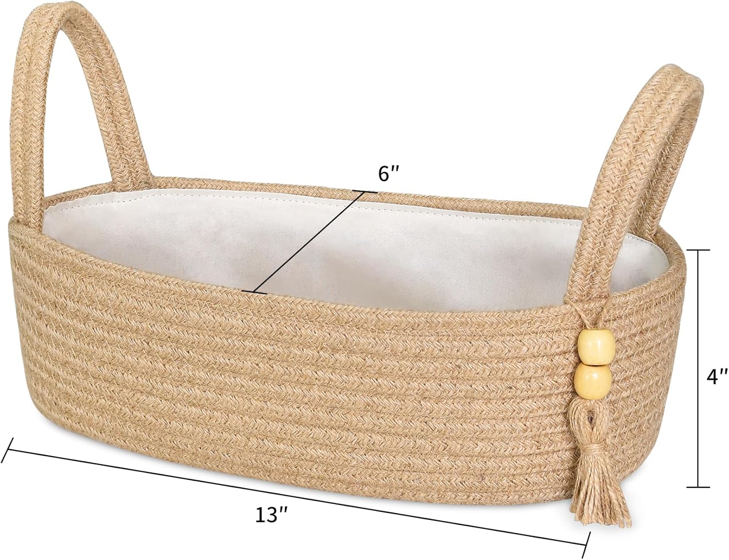 Boho-Style Storage Basket for Toiletries