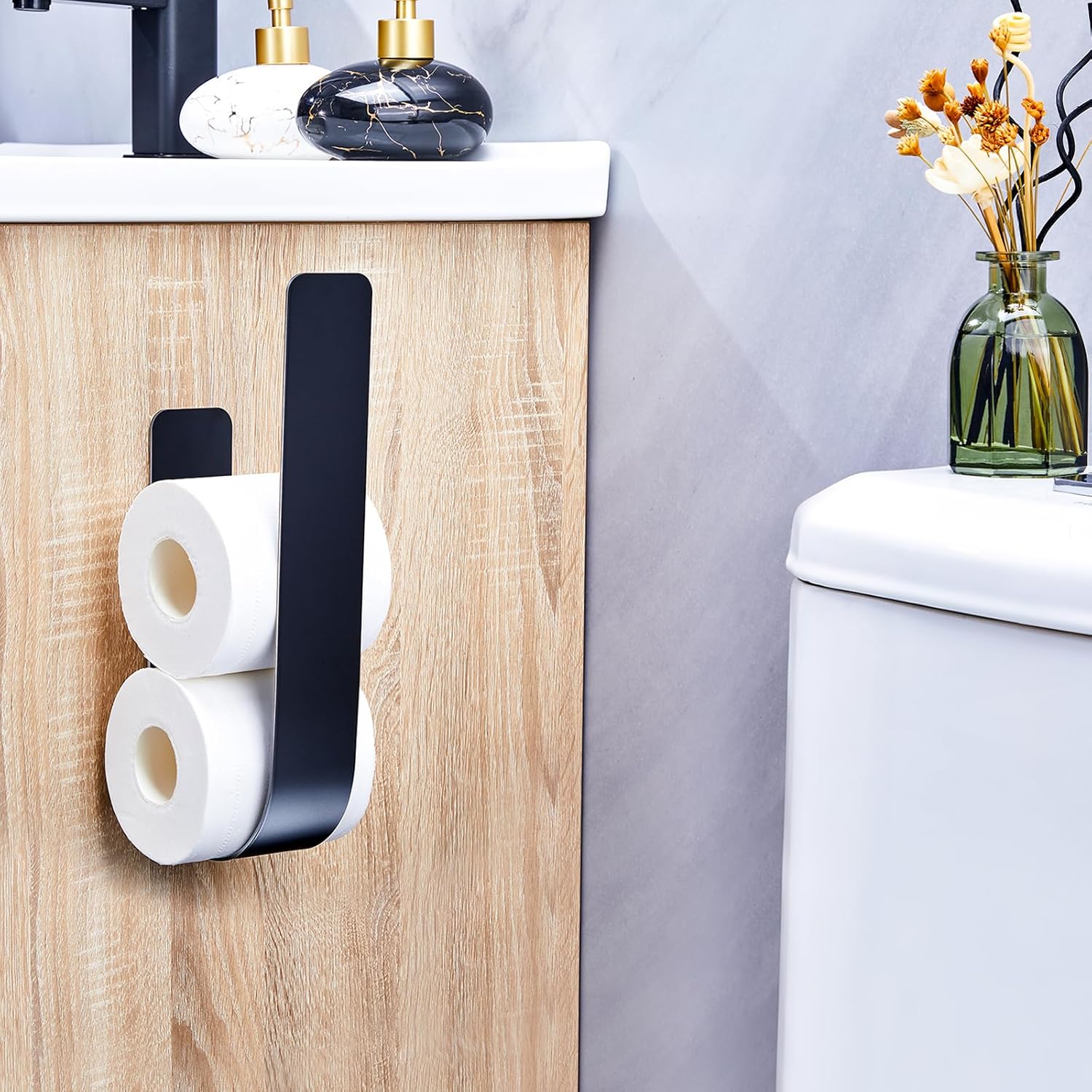 Space-Saving Toilet Paper Organizer
